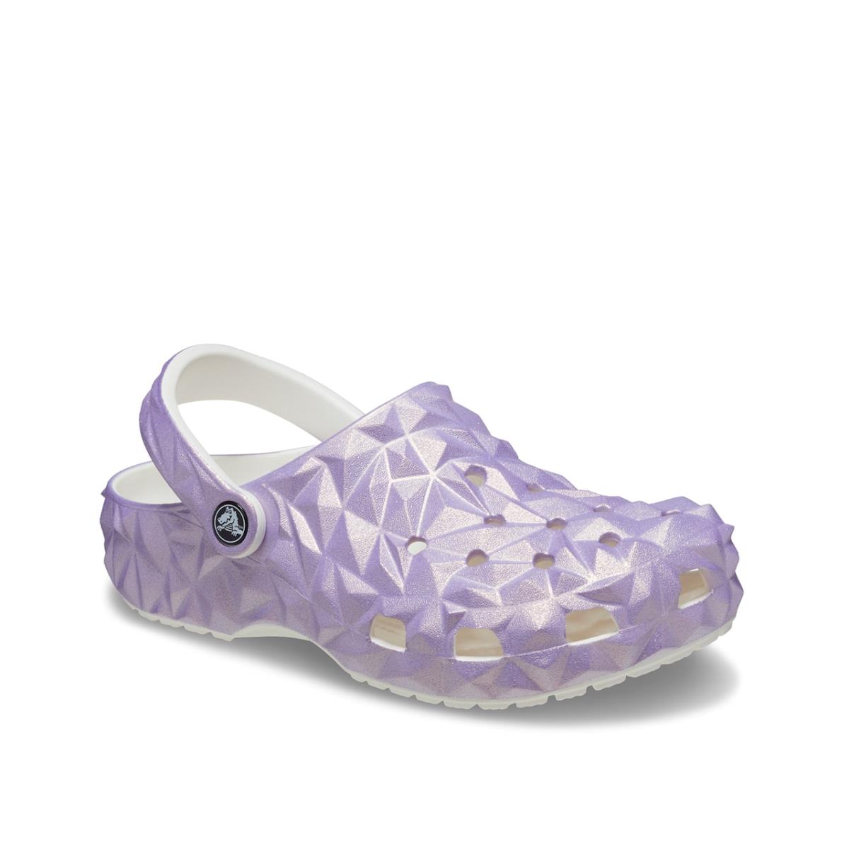 Woman`s Clogs Crocs Classic Iridescent Geometric Clog