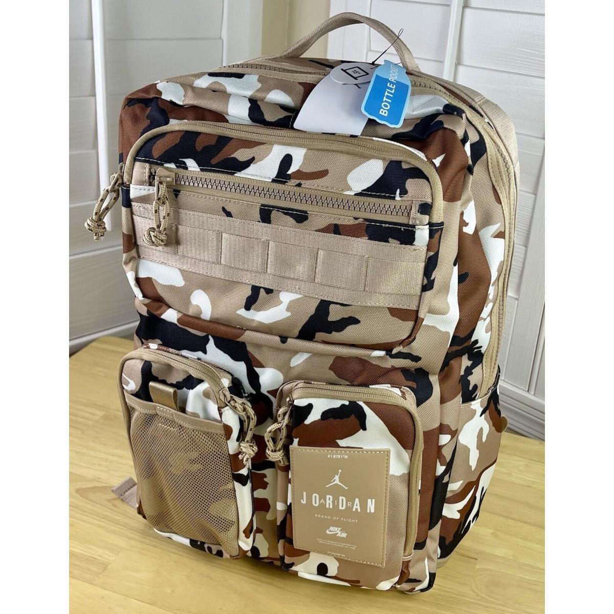 Jordan Air Hesi Backpack Nike Limited Release Desert Camo MA0838-EE7 W/tags