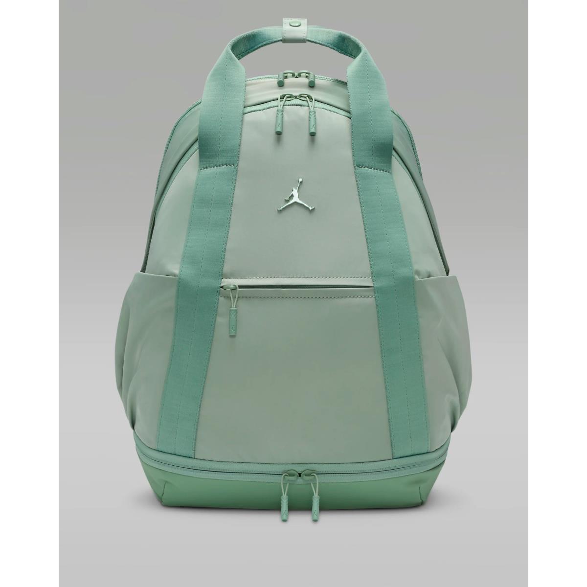 Jordan Alpha Backpack Nike Green School Large Bag 12Lx18 Hx8 D