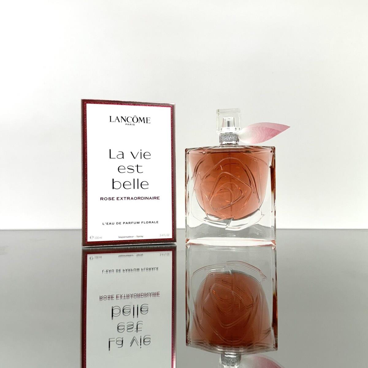 Lancome La Vie Est Belle Rose Extraordinaire 3.4oz L`eau De Parfum Florale Spr BL23