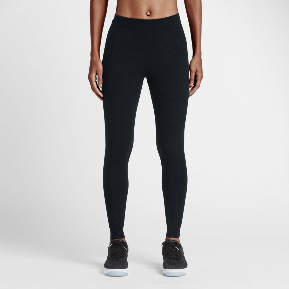 Nike Sportswear Tech Knit Women`s Leggings 809545 010 Black Size S M L Regular