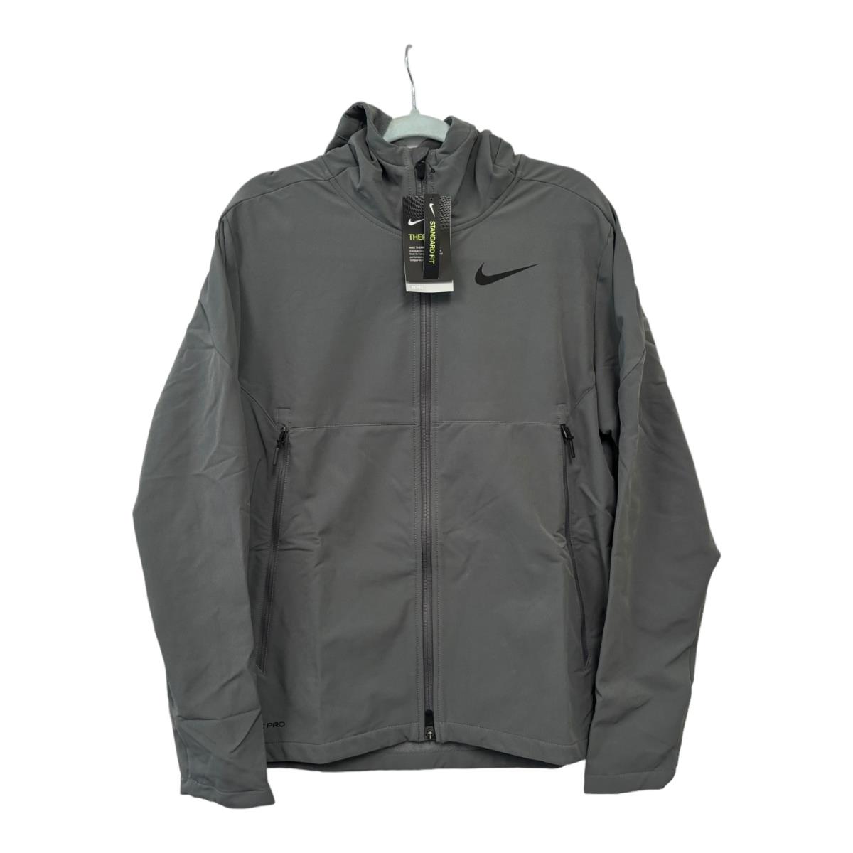 Nike Men`s Winterized Woven Training Jacket Iron Grey Black CU7346-068