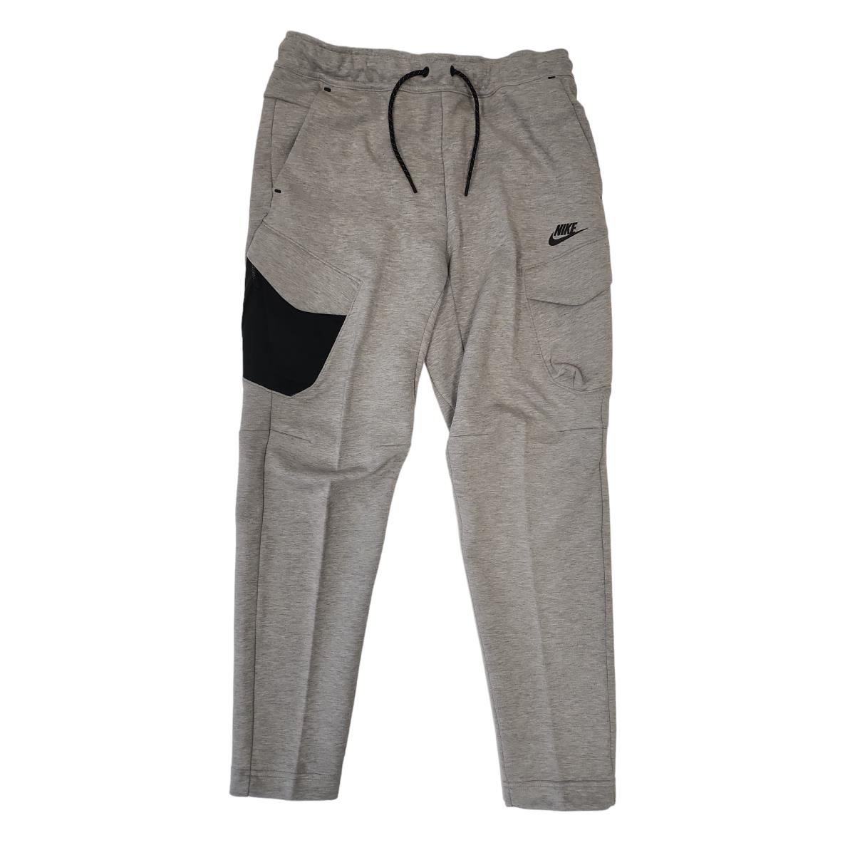 Nike Men`s Sportswear Tech Utility Fleece Pants DM6453-063 Gray - Gray