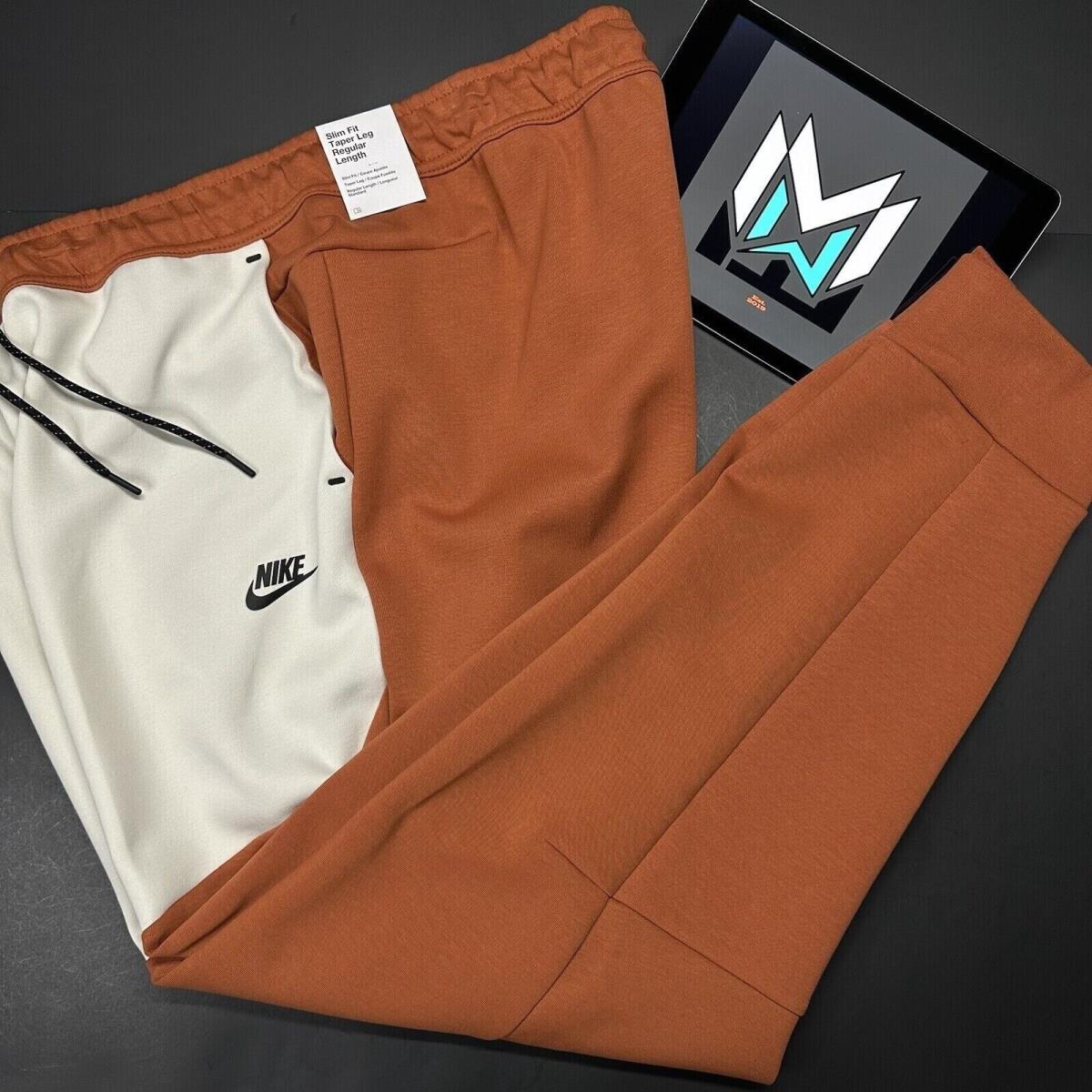 Nike Tech Fleece Pants Jogger Sweatpants Burnt Sunrise Men s Sizes CU4495-825