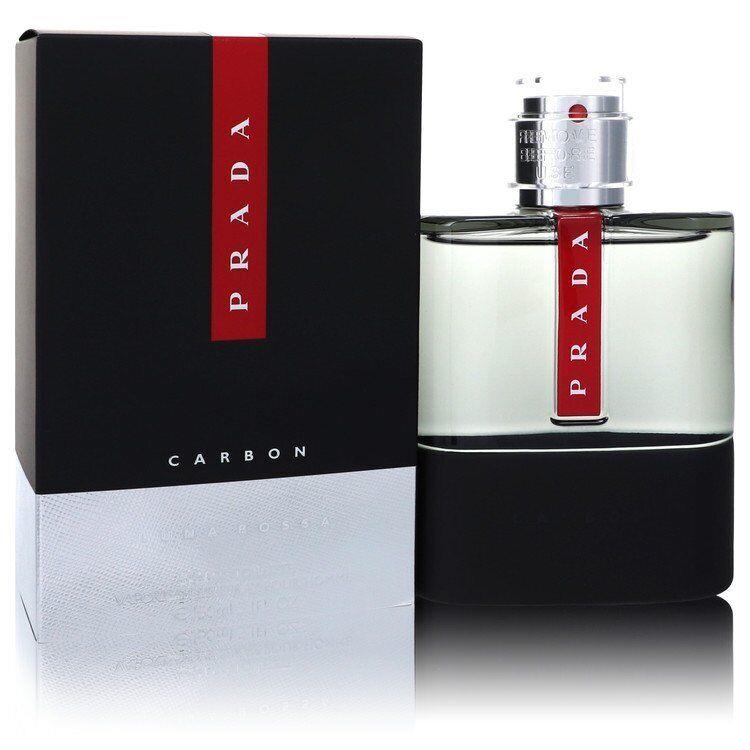 Prada Luna Rossa Carbon by Prada Eau De Toilette Spray 5.1 oz For Men