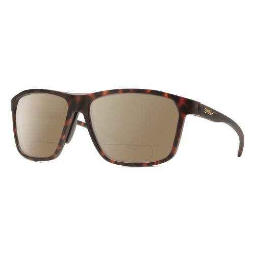 Smith Pinpoint Unisex Polarized Bifocal Sunglasses in Tortoise Havana Brown 59mm Brown