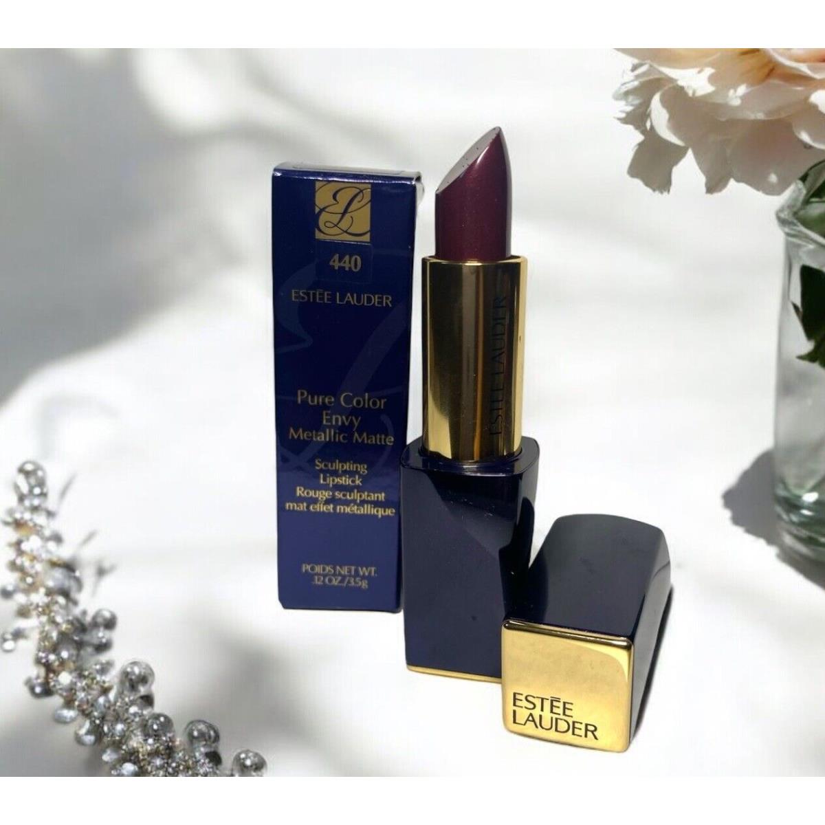 Estee Lauder Smash Up 440 Pure Color Envy Metallic Matte Lipstick Rare