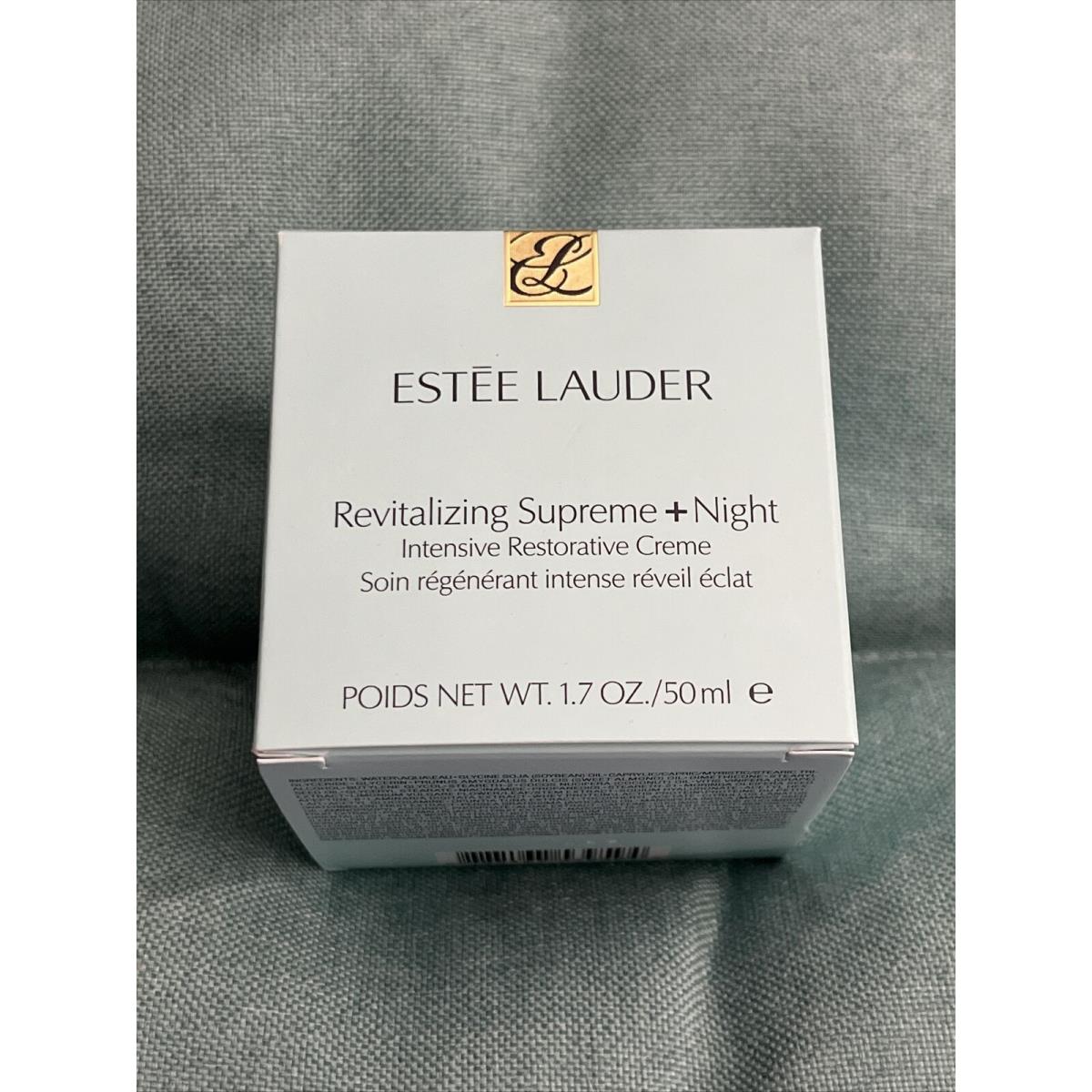 Estee Lauder Revitalizing Supreme + Night Intensive Restorative Creme 1.7 OZ