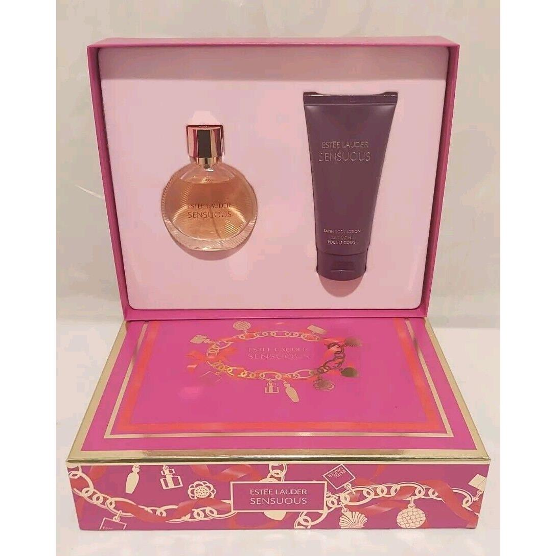 Estee Lauder Sensuous Gift Duo Set Eau De Parfum 1oz / Satin Body Lotion 2.5oz