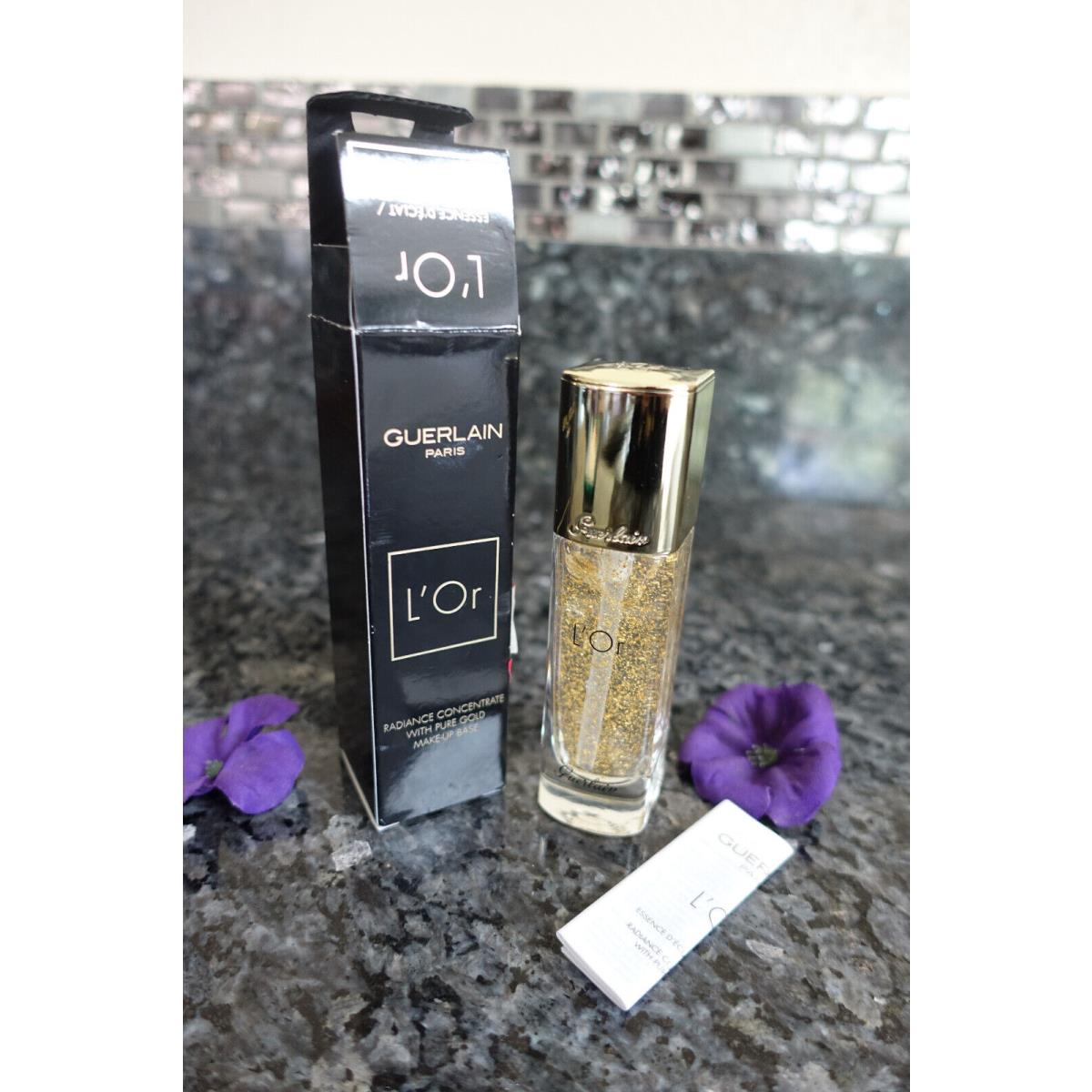 Guerlain L`or Radiance Concentrate with Pure Gold Makeu up Base 1oz