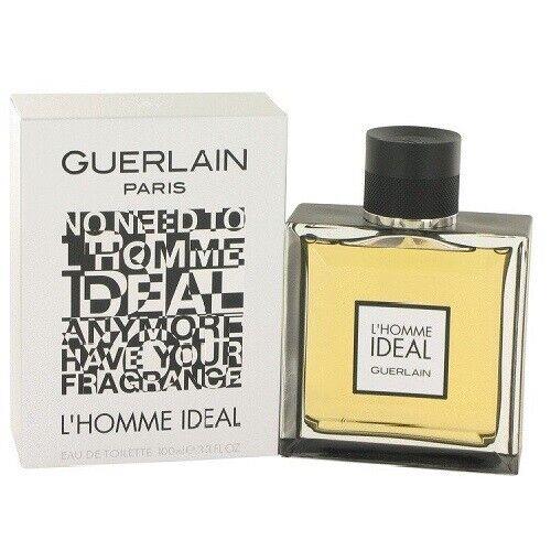 Guerlain L`homme Ideal 3.3 / 3.4 oz Edt Cologne For Men