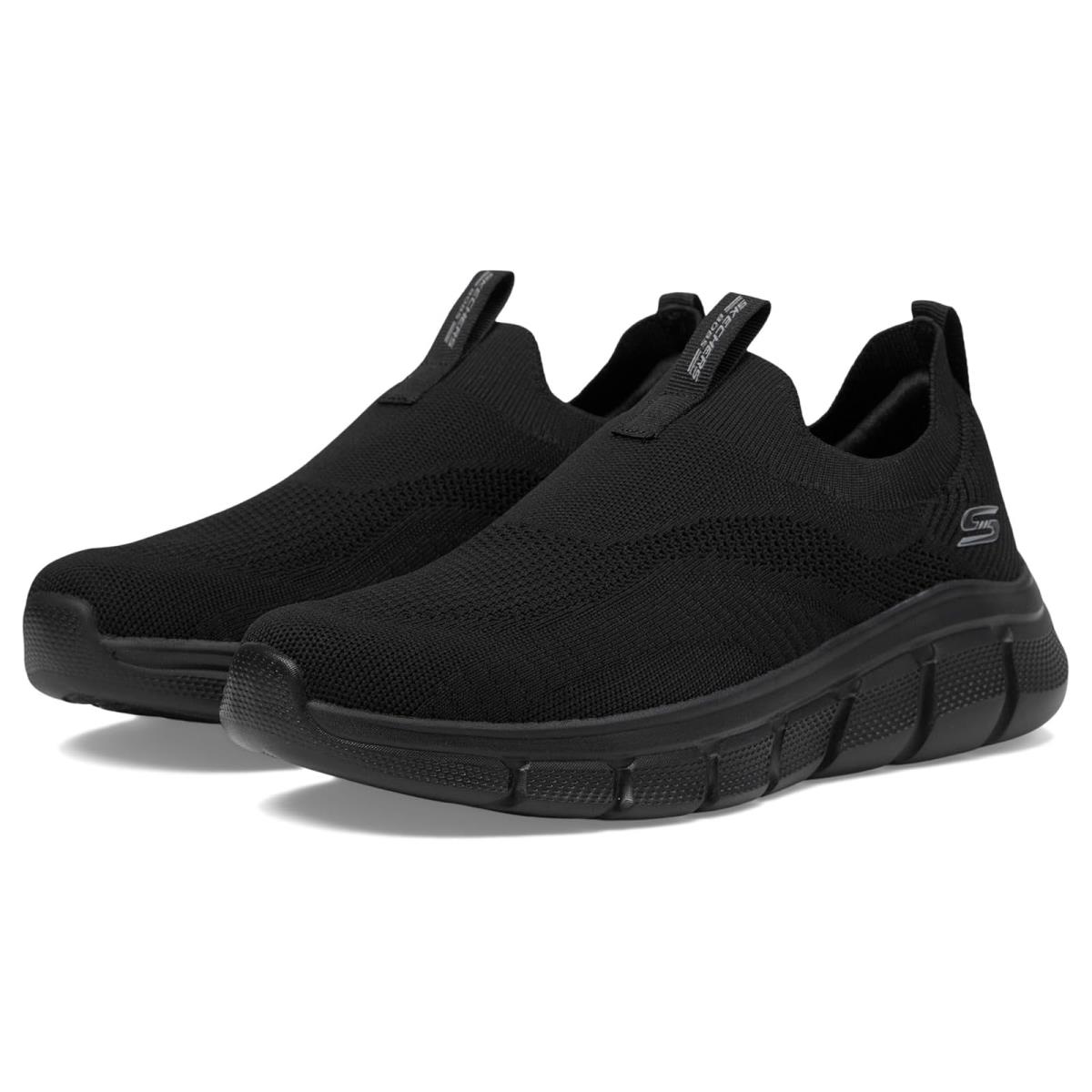 Man`s Sneakers Athletic Shoes Bobs From Skechers Bobs B Flex - Frigid Edge - Black/Black