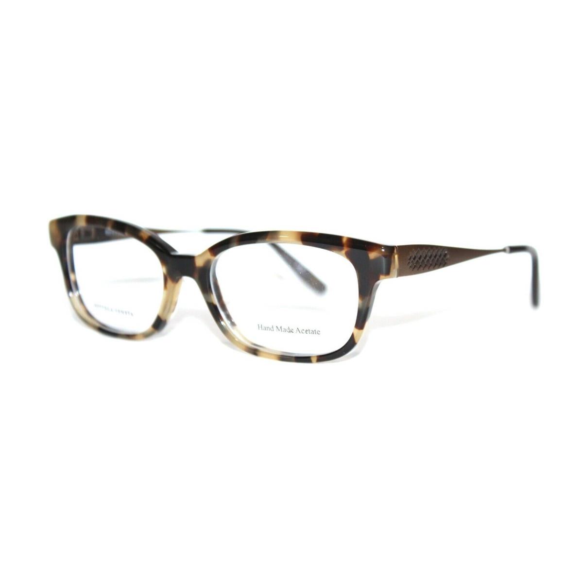 Bottega Veneta BV 243 3ZC Tortoise Eyeglasses 50-17-140 Case Italy