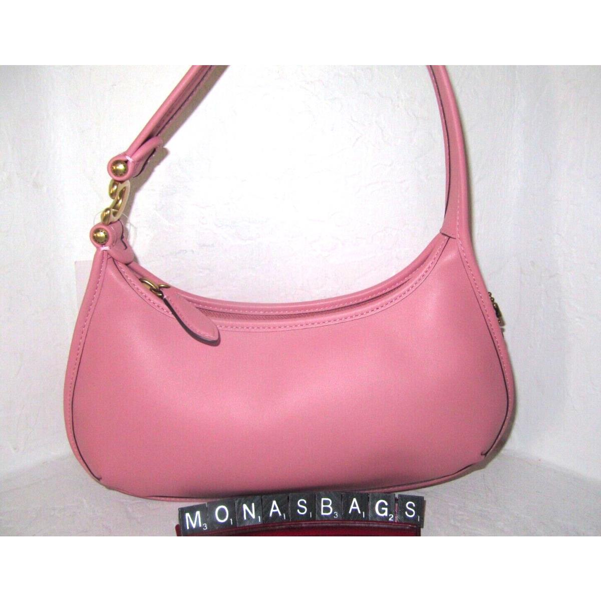 Coach CM530 Eve Hobo Shoulder Bag Bubblegum Pink Leather