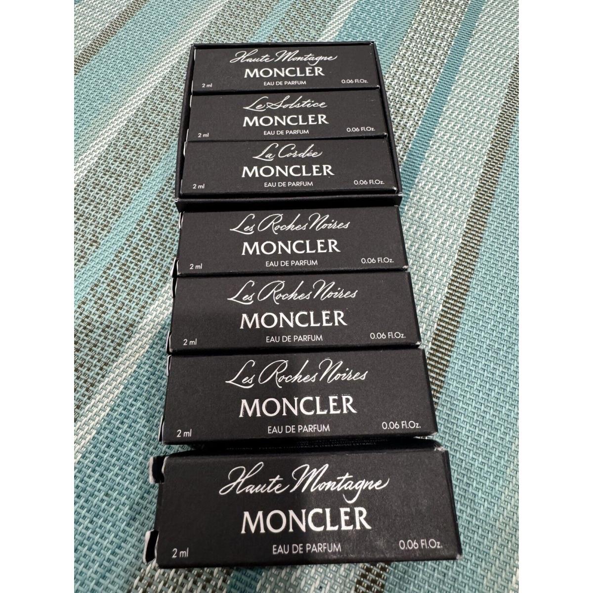 Lot Of 7 Moncler 4 Les Roches Noires 1 Le Solstice 1 Haute Montagne 1 La Cordee