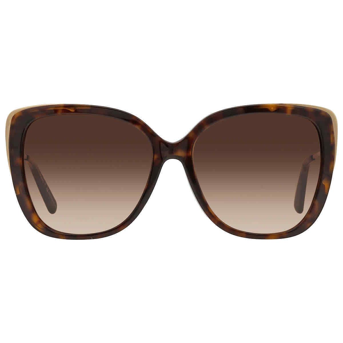 Michael Kors East Hampton Brown Gradient Butterfly Ladies Sunglasses MK2161BU