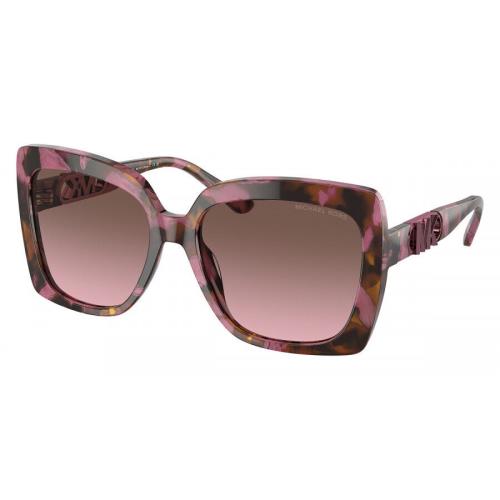 Michael Kors Women`s 57mm Plum Graphic Tortoise Sunglasses MK2213-39989T-57