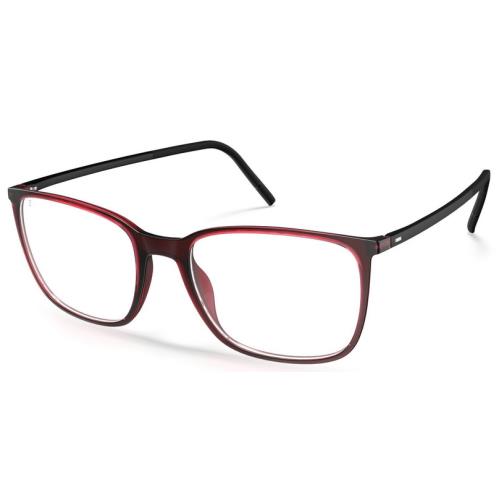 Silhouette Eyeglasses 2961 Spx Illusion 55MM-18MM-145MM Red 2961/75-3010-55MM