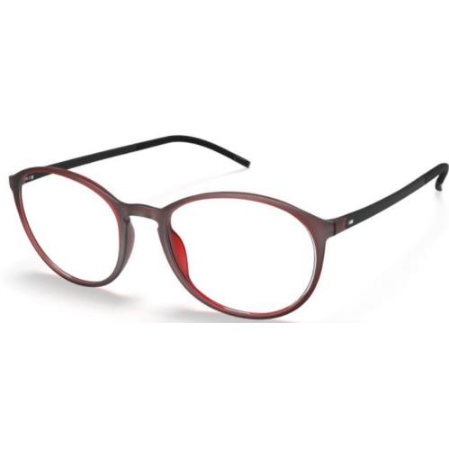 Silhouette Eyeglasses 2940 Spx Illusion 49MM-17MM-135MM Red 2940/75-3010-49MM