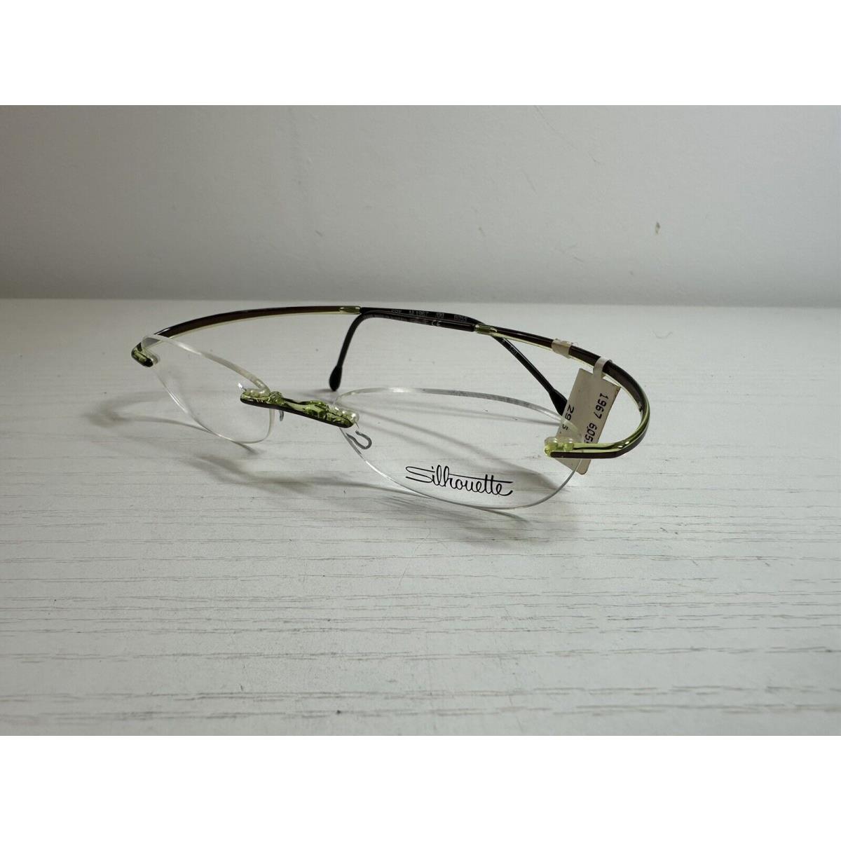 Silhouette Spx M 1967 Eyeglasses Frames 6055 Green