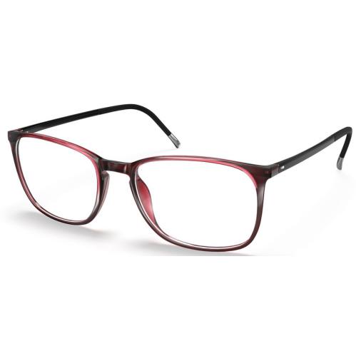 Silhouette Eyeglasses 2943 Spx Illusion 53MM-17MM-140MM Red 2943/75-3310-53MM