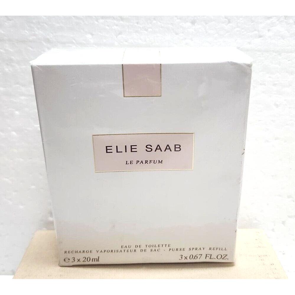 Elie Saab 3 X 0.67 OZ Edt Spray Pursse Refill Box Damage