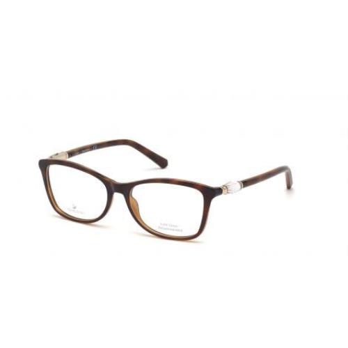 Swarovski SK5336-052-53 Dark Havana Eyeglasses