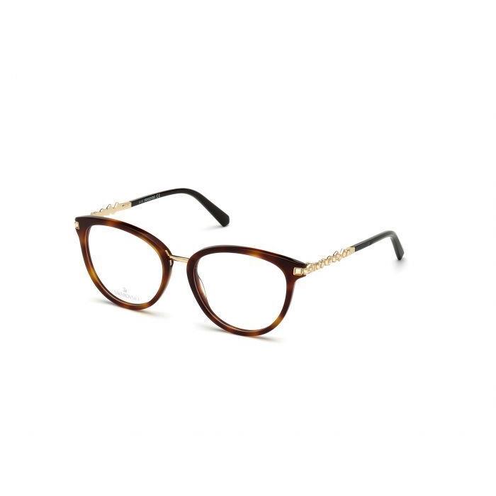 Swarovski SK5344-F-V-52-53 052 Dark Havana Eyeglasses