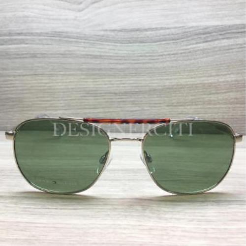 Tommy Hilfiger sunglasses  - Gold Clear Frame, Green Lens