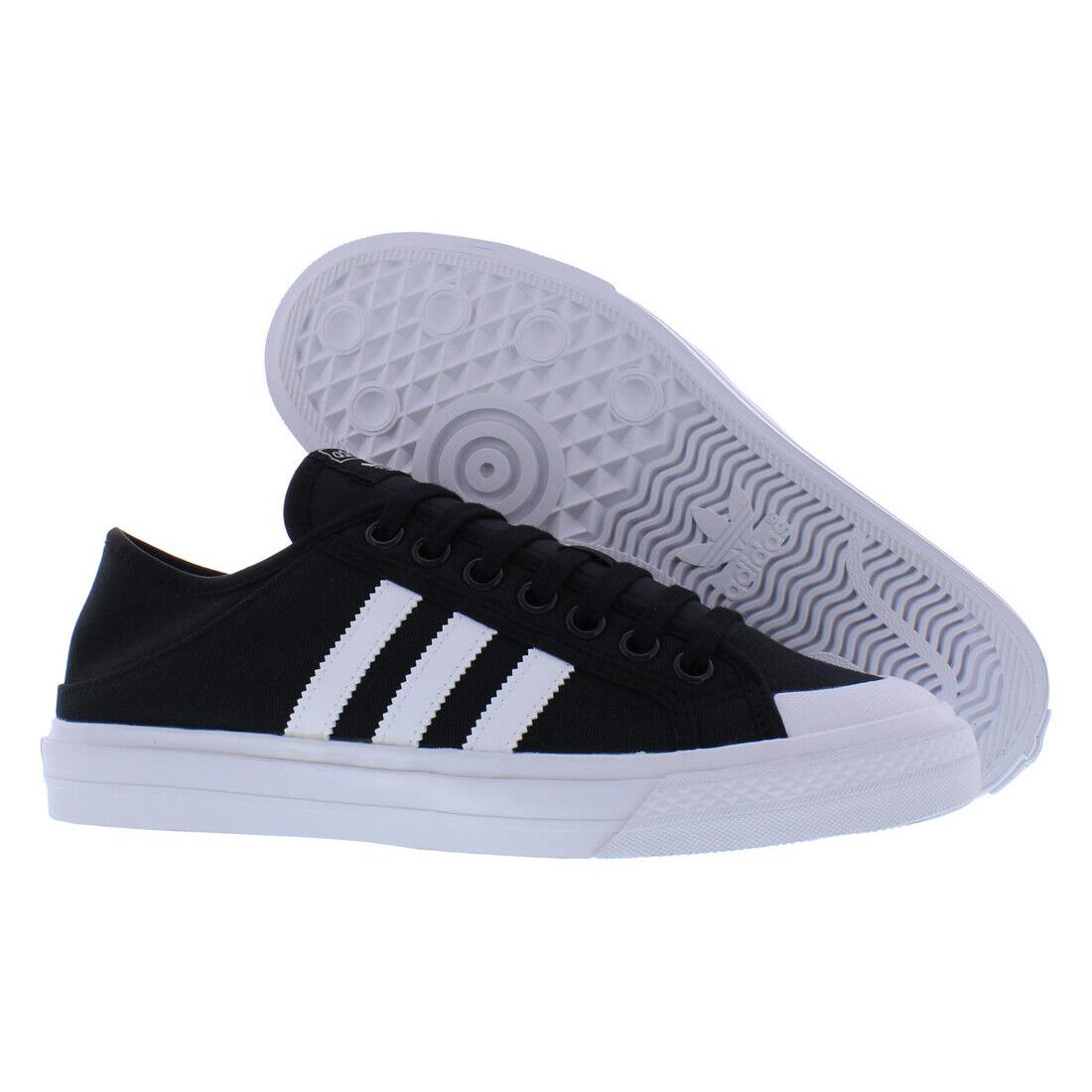 Adidas Collapsible Nizza Lo Mens Shoes - Black/White, Main: Black