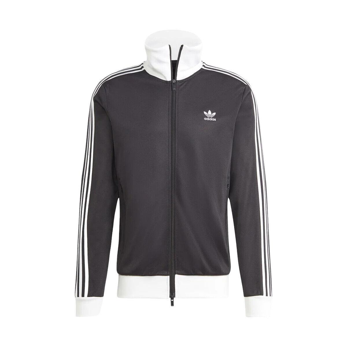 Men`s Adidas Originals Adicolor Classics Primeblue Beckenbauer Track Jacket Black