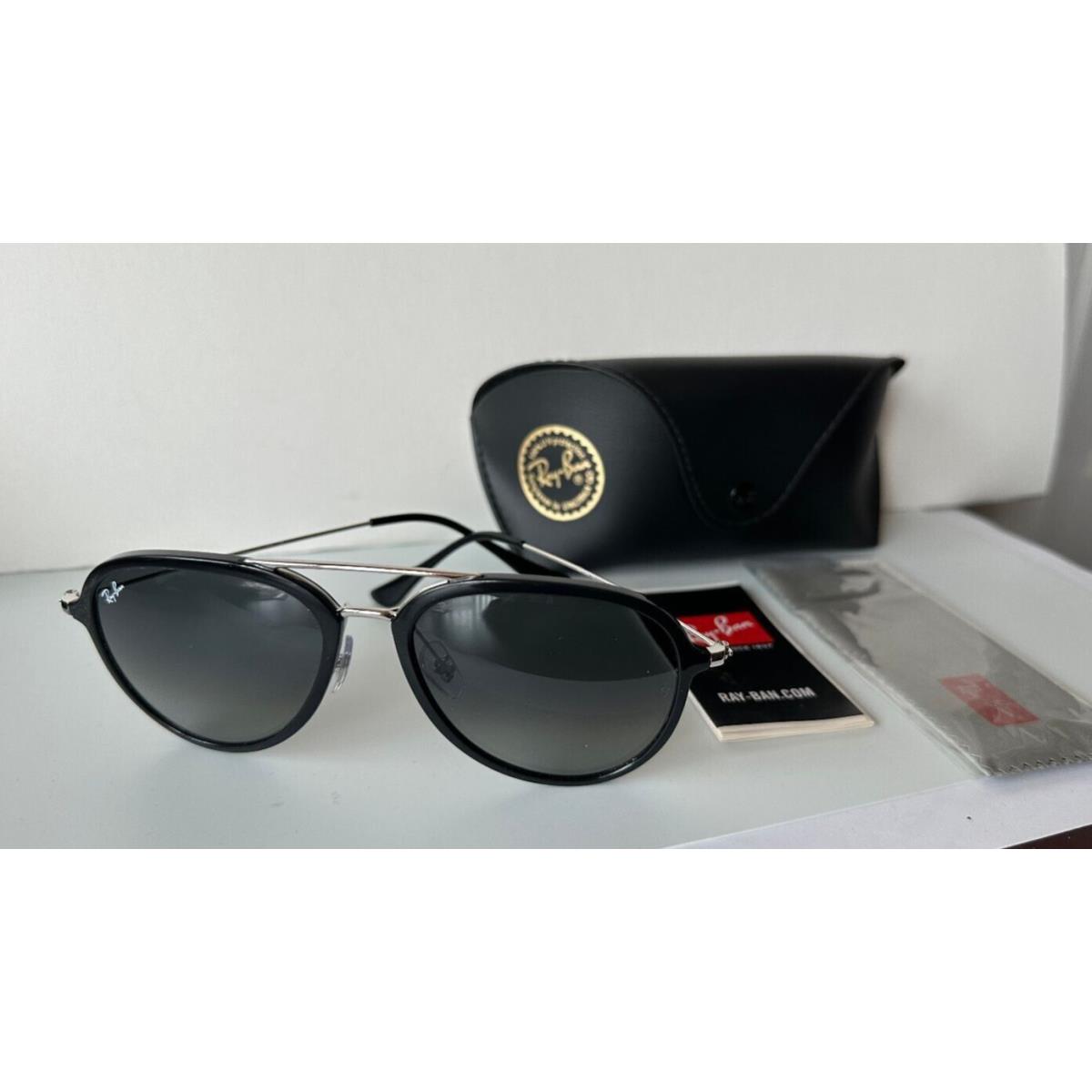 Ray Ban RB 4298 601/71 Black Aviator Sunglasses 57-17 145 3N Made in Italy