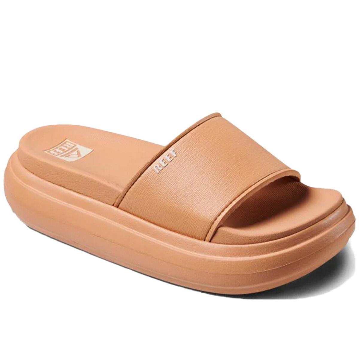 Reef CJ3965 Women`s Cushion Bondi Bay Natural Light Water Friendly Slide Sandal