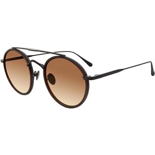 John Varvatos Sunglasses V523 51mm Brown - Brown Gradient - Made in Japan - Frame: Brown, Lens: Brown, Manufacturer: Brown