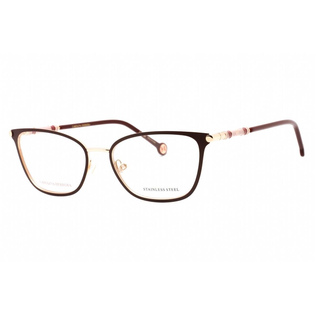 Carolina Herrera CH 0031-0NOA Gold Burgundy Eyeglasses - Frame: Gold Burgundy