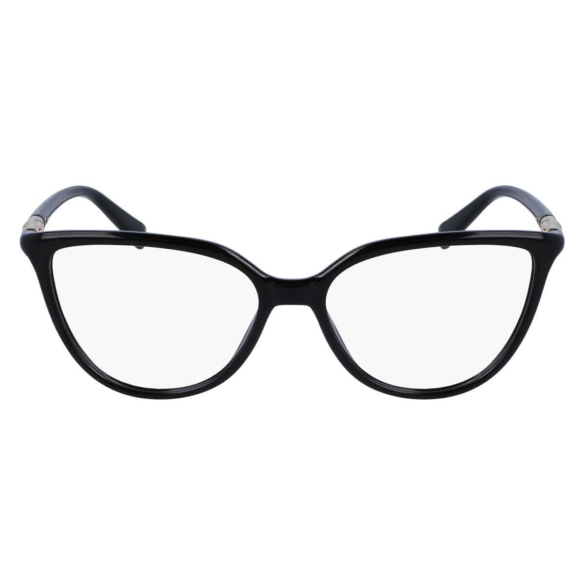 Longchamp LO2722 Eyeglasses Women Black Cat Eye 54mm