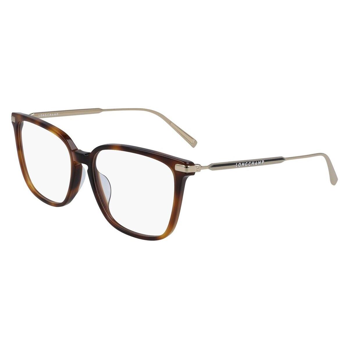 Longchamp LO2661 Eyeglasses Women Havana Rectangle 54mm