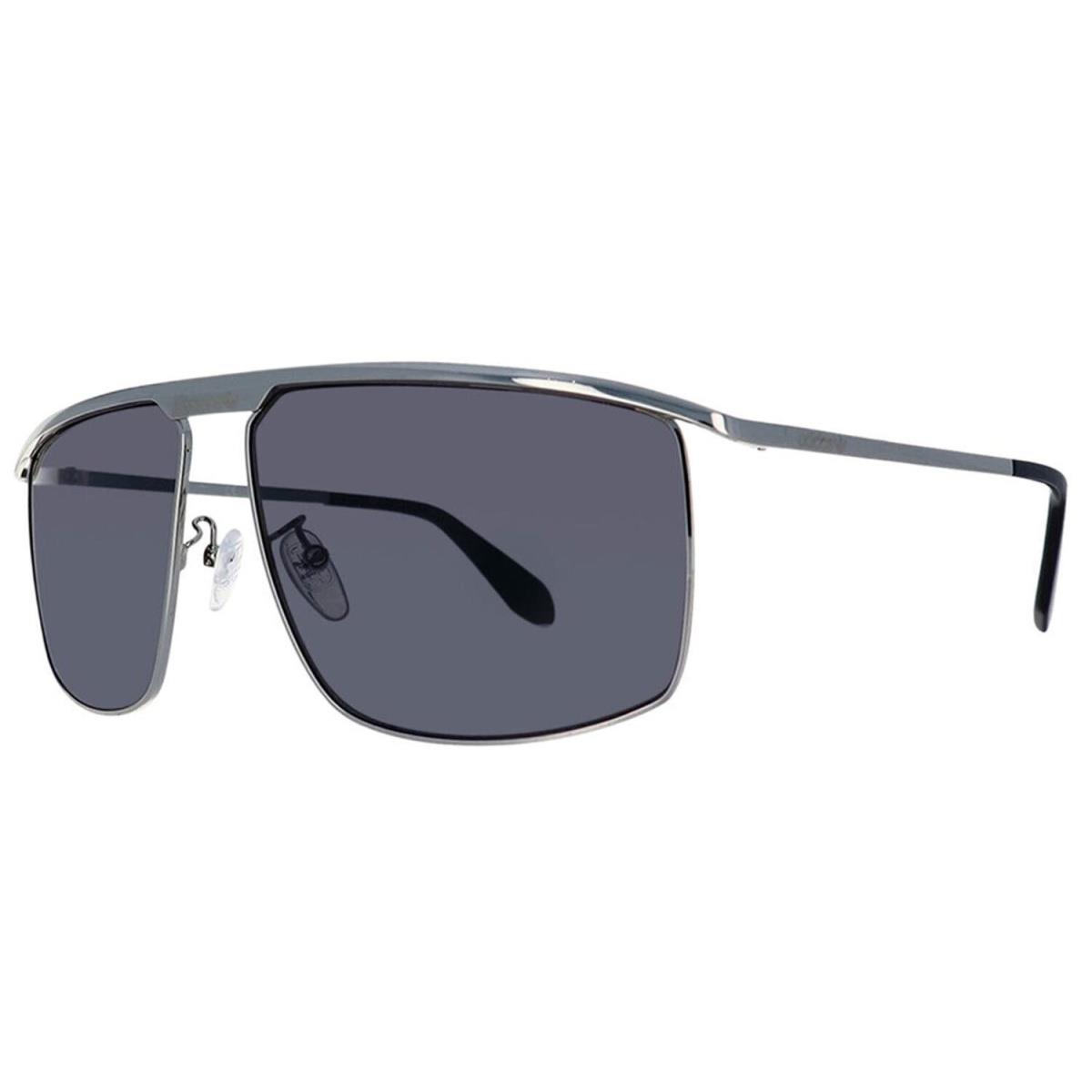 Adidas Originals OR0029-16A Unisex Metal Sunglasses Grey Lens - Frame: Gray, Lens: Gray