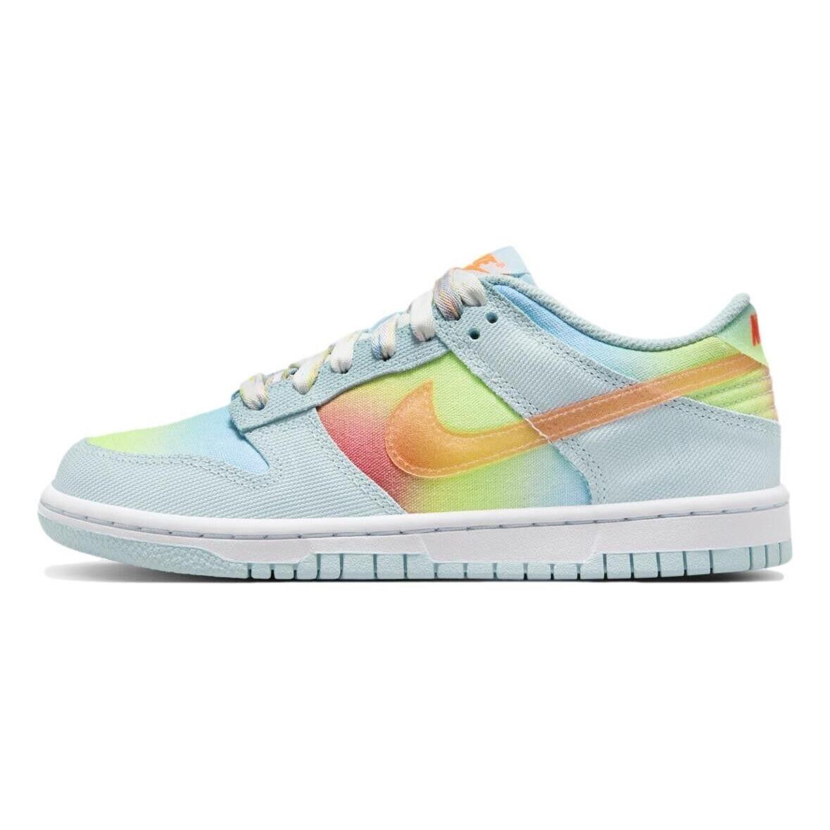 Size 7Y - Nike Dunk Low BG `heat Map` Youth Shoes HF4797-474 - Multicolor