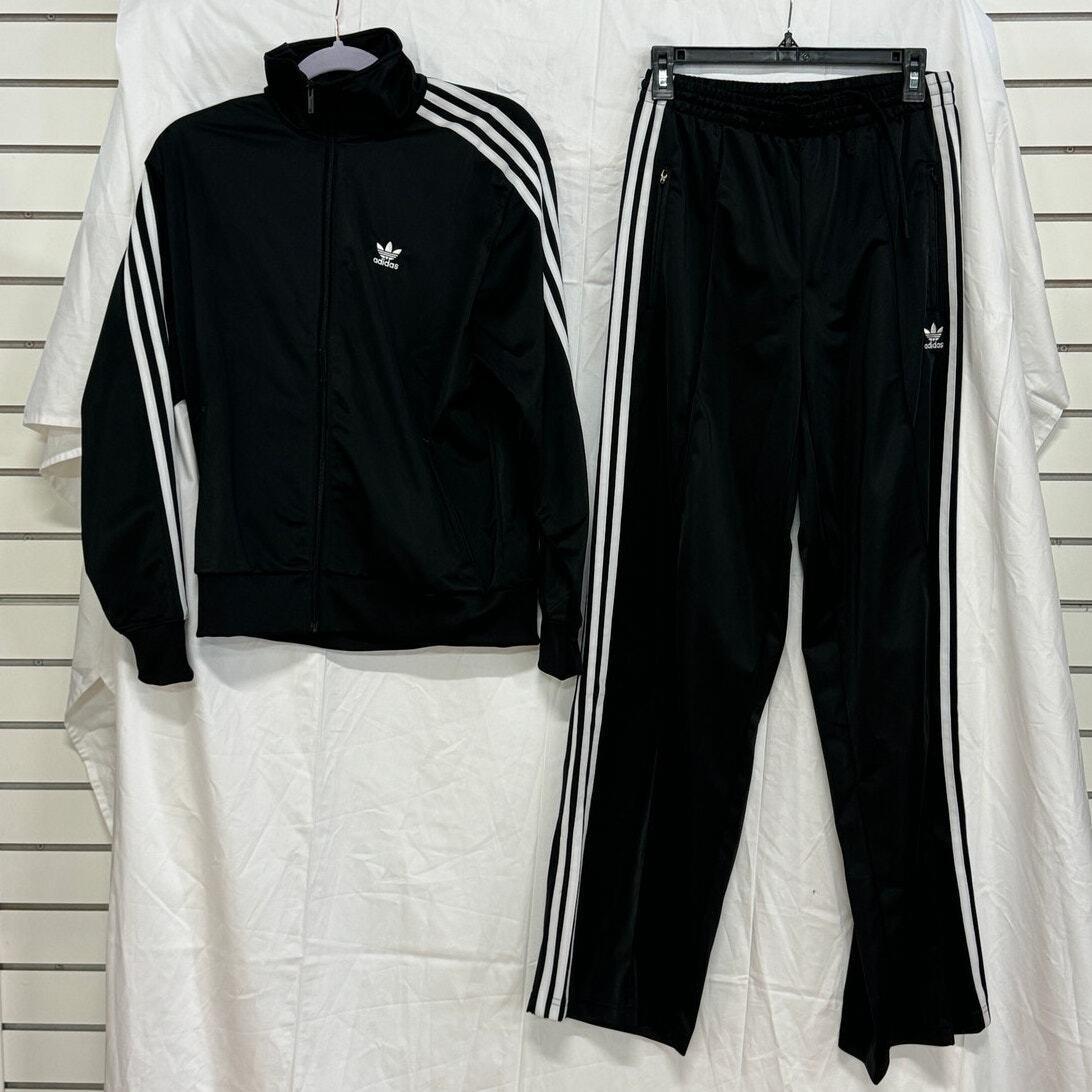 Adidas Originals Firebird Tracksuit Jacket Pants Set Black/white Unisex S