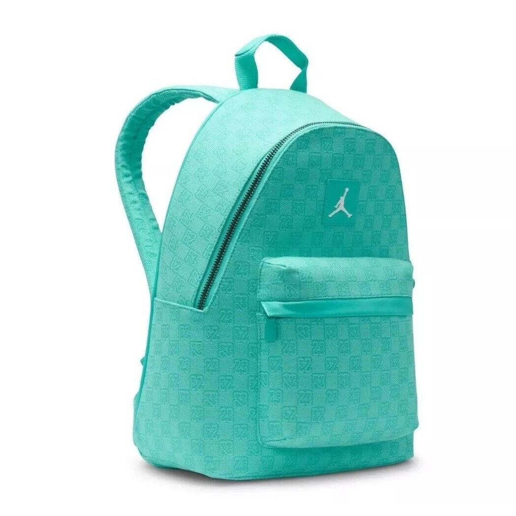 Nike Air Jordan Monogram Backpack Bag Purse Emerald Rise MA0758-E8G Laptop 25L