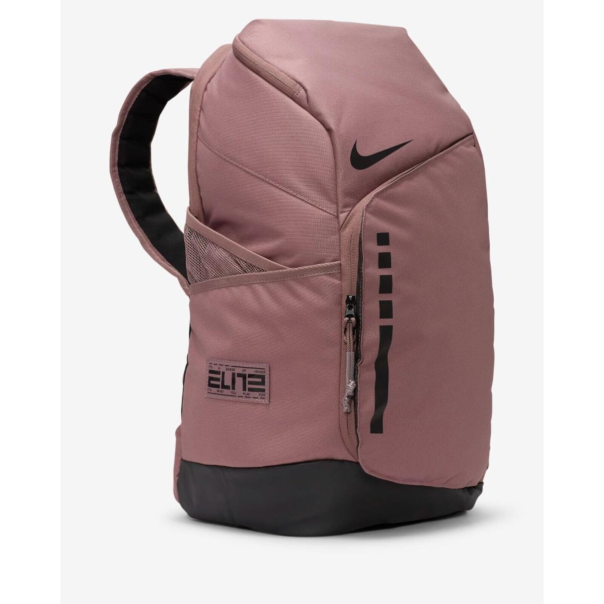 Nike Hoops Elite Backpack 32L School Book Bag Smokey Mauve/black