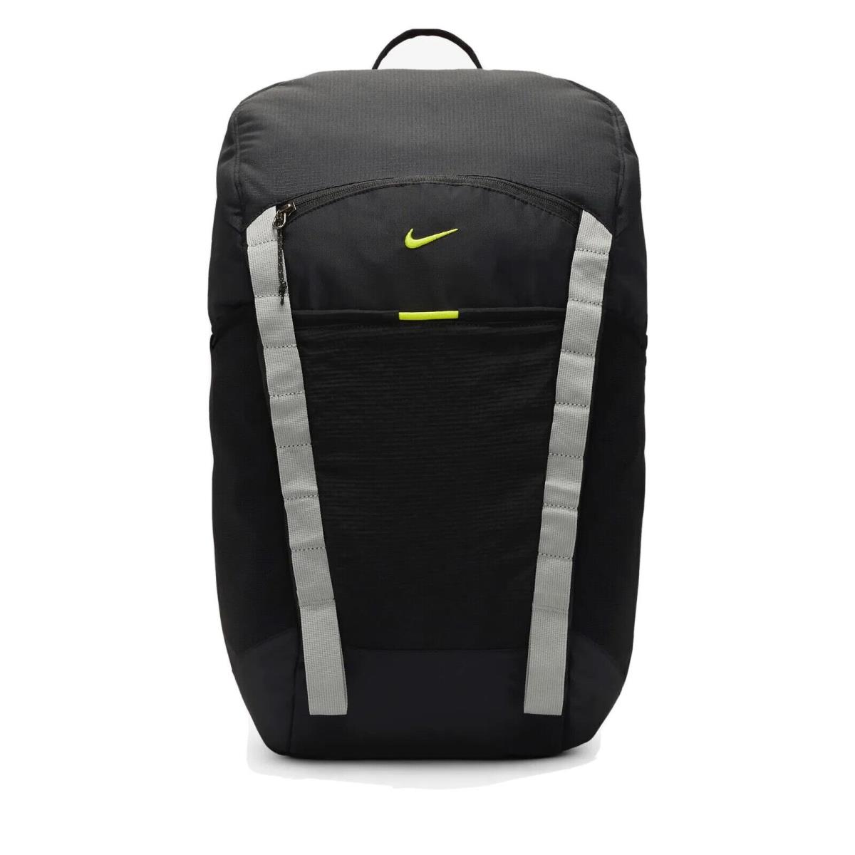 Nike Hike Sustainable Backpack Black Grey Gray Green DJ9677 010 Padded Straps