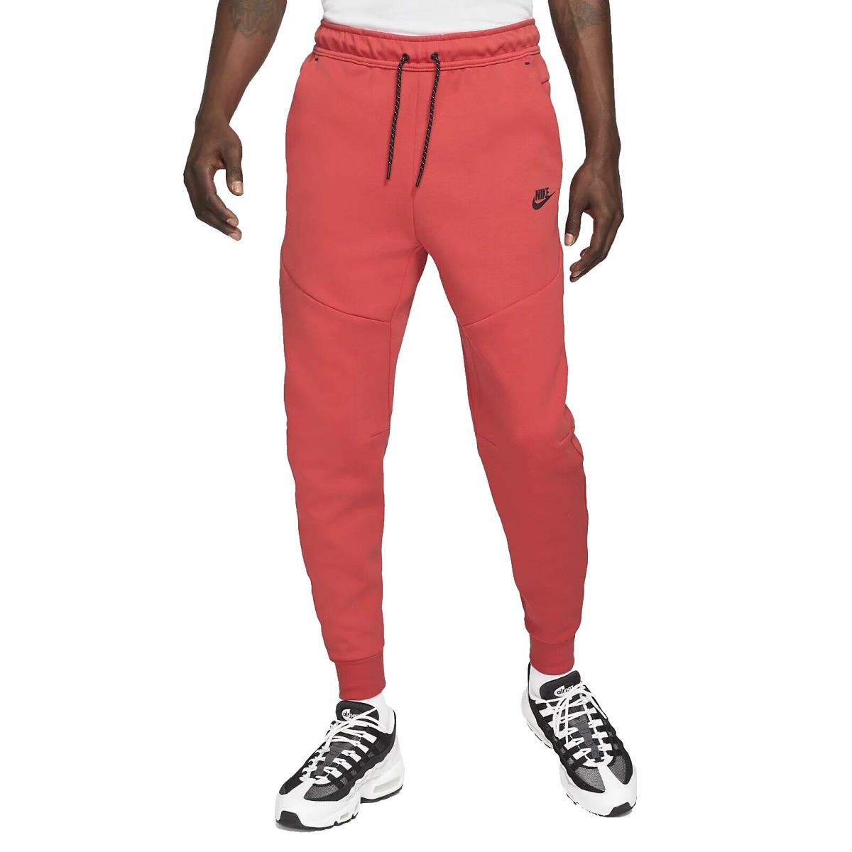 Nike Sportswear Tech Fleece Jogger Pants CU4495-605 Lobster Red Men`s Large L