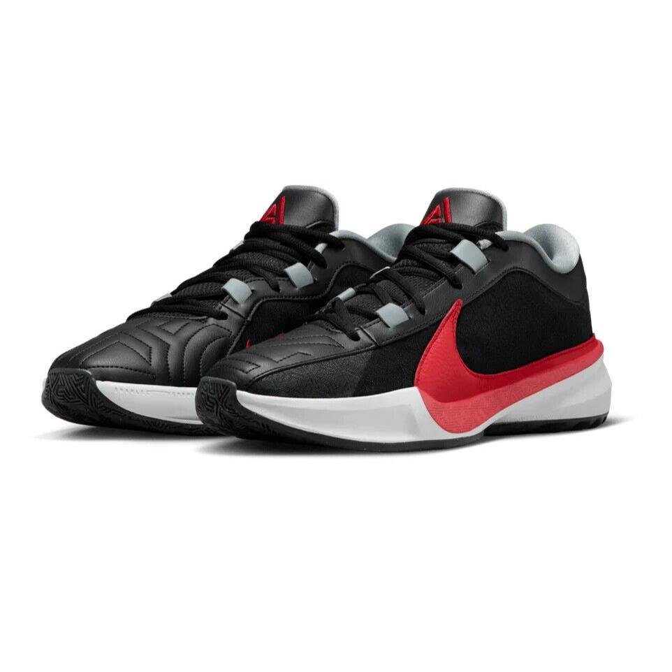 Nike Zoom Freak 5 Mens Size 14 Shoes DX4985 004 Black University Red Grey - Multicolor