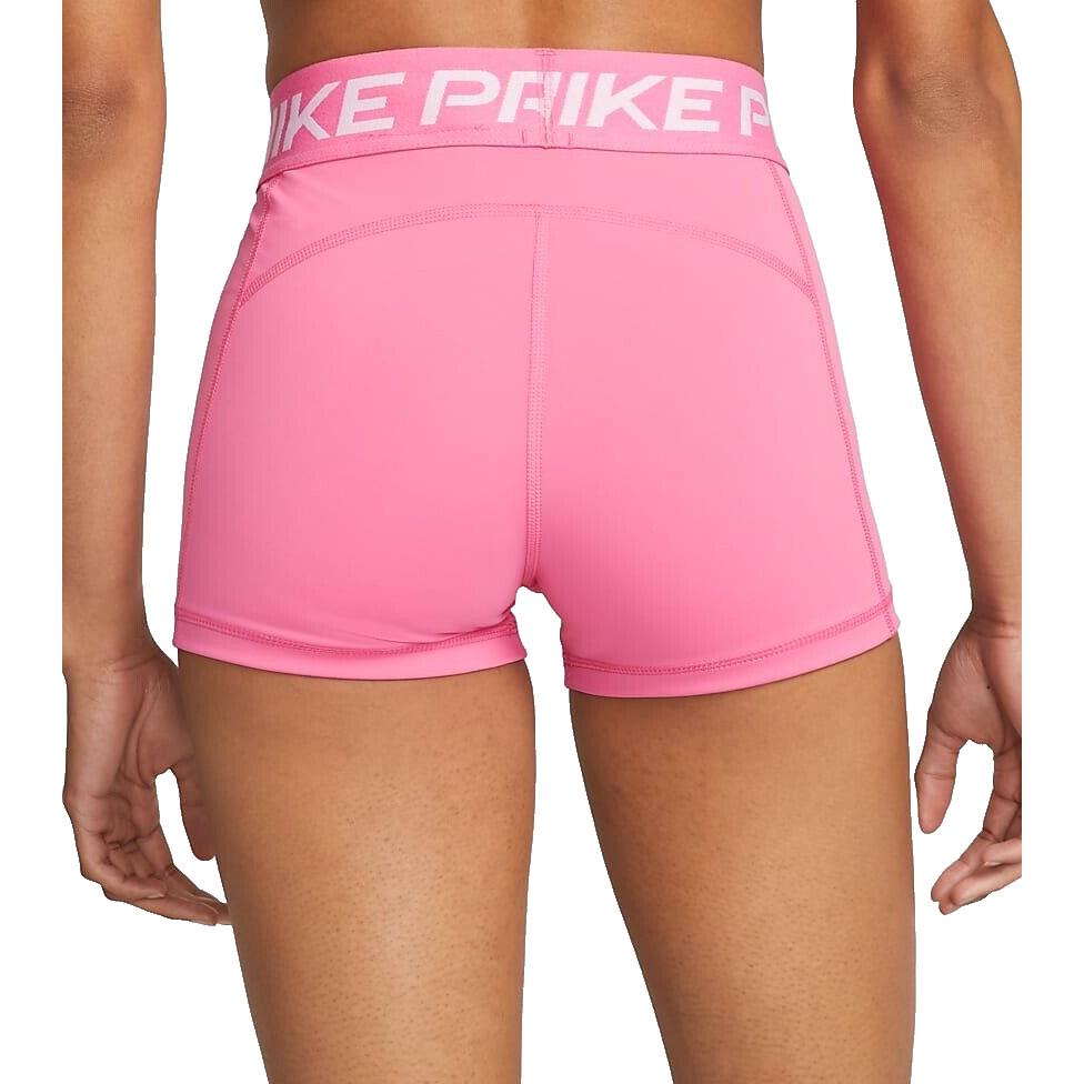 Nike XS Women`s Pro 3`` Yoga/volleyball Shorts Playful Pink CZ9857-675