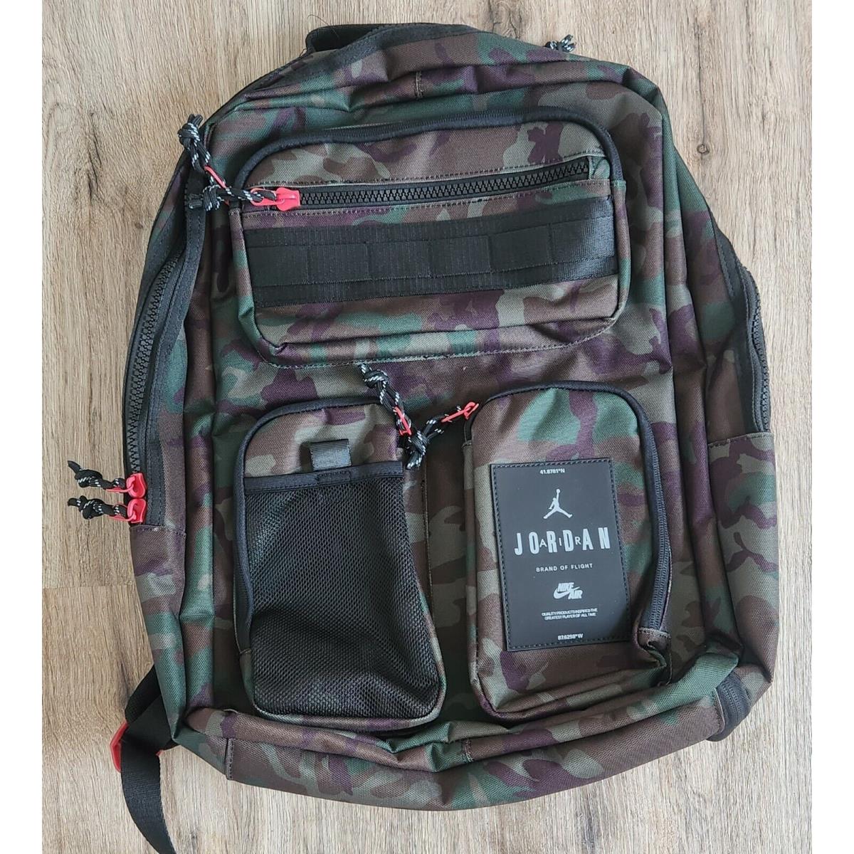 Nike Jordan Air Hesi Backpack Green Camo MA0838-650 Rare