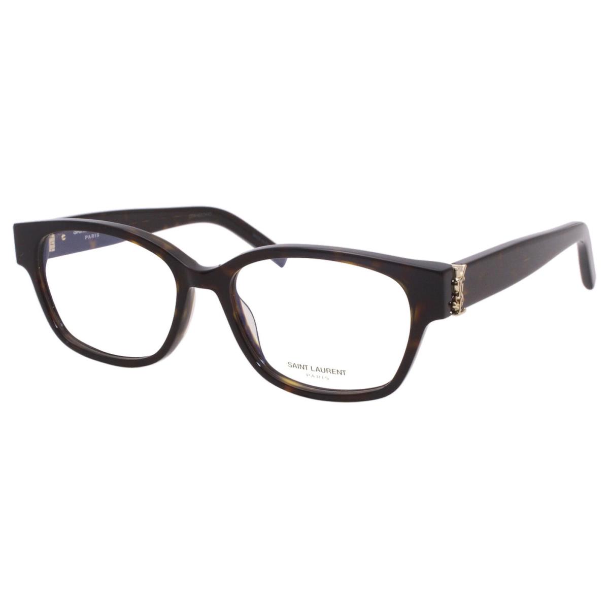 Saint Laurent SL M35 003 Eyeglasses Women`s Havana/gold Optical Frame 52mm