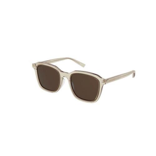 Saint Laurent SL 457 004 Yellow/brown Square Unisex Sunglasses