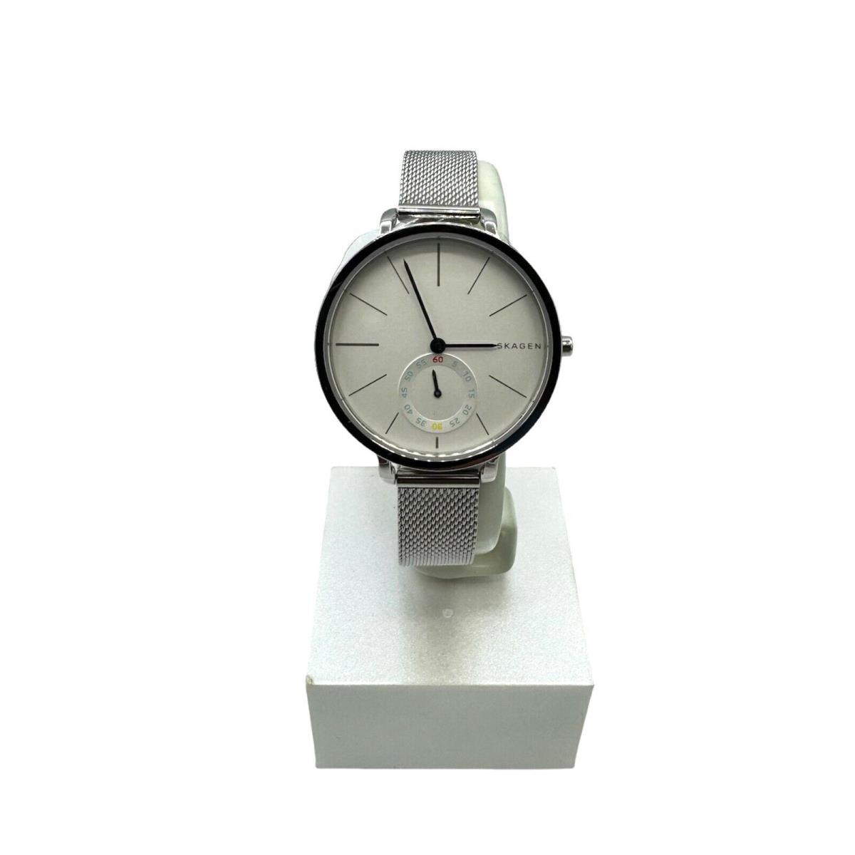 Skagen Women`s Hagen Watch in Silvertone with Mesh Bracelet SKW2358